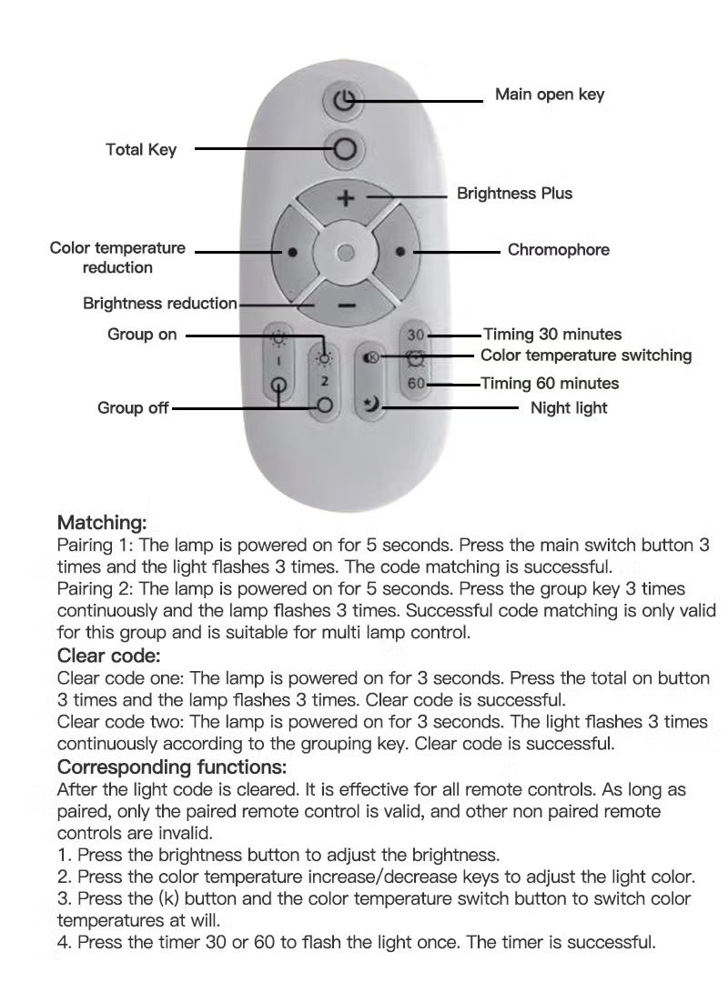 Sharpdo Modern LED Arc Floor Lamp with Remote Control, 3 Color Temperatures (3000K/4500K/6000K), Adjustable Hanging Drum Shade, Standing Lamp for Living Room & Bedroom - Black - Image 5